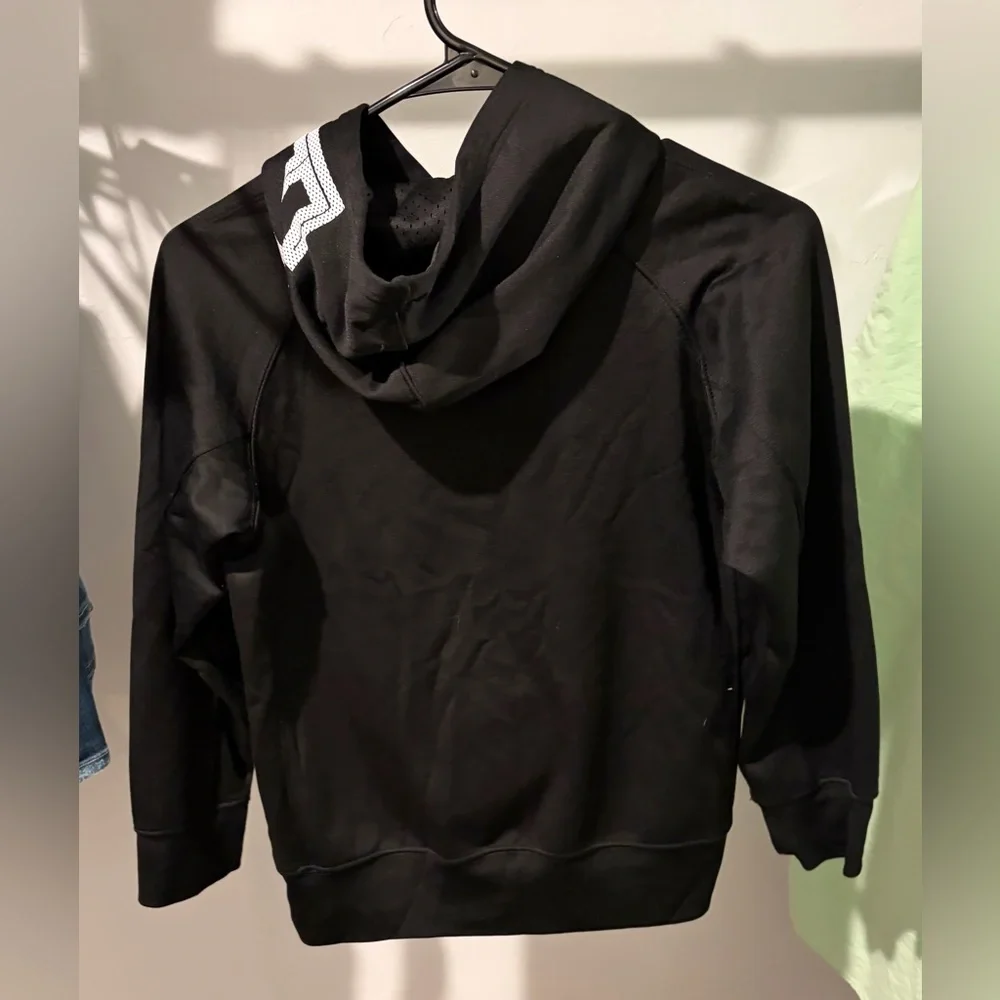 Jordan Black and Gray Camo Hoodie with White Jumpman